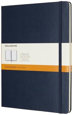 Notitieboek moleskine xl 190x250 lijn hc sapp blue