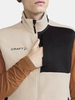 Craft 1913810 ADV Explore Pile Fleece Vest M - Ecru/Black - M - thumbnail