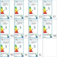 VidaXL Wandlamp met sensor led cilindervormig rvs zwart - thumbnail