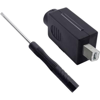 Quadrios 2001C202 USB 2.0 modulaire stekkerset, type B Stekker, recht 1 stuk(s)