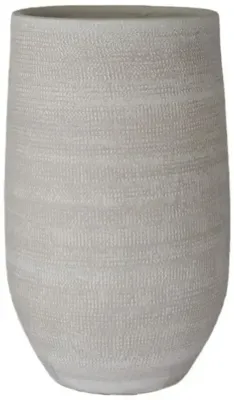 HS Potterie Vaas keramiek 19x30cm creme