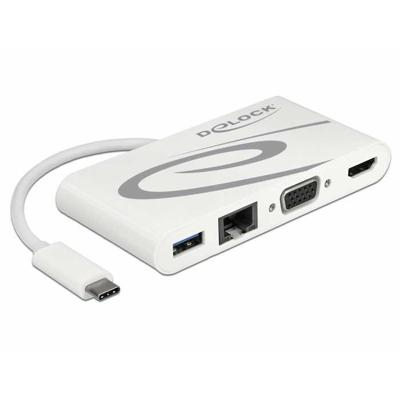 DeLOCK USB-C 3.1 > HDMI + VGA + LAN + USB adapter
