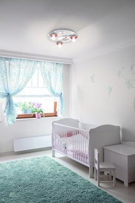 Eglo Kinderkamer plafondlampLalelu wit met schaapjes - 97705