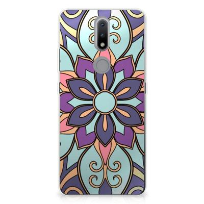 Nokia 2.4 | TPU Case | Purple Flower Nokia 2.4 | TPU Case | Purple Flower