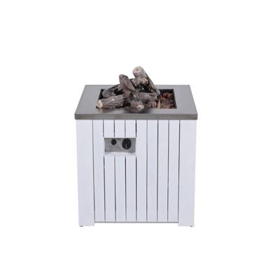 Cozy Living sfeerhaard Faro mat white aluminium 60x60 cm Garden Impressions - Garden impressions Cozy Living sfeerhaard Faro mat white aluminium 60x60 cm Garden Impressions - Garden impressions