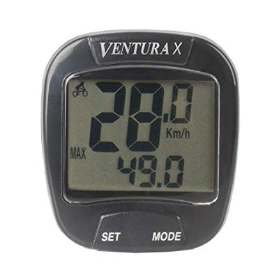 Ventura Fietscomputer x 10 functies - zwart