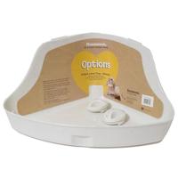 Rosewood konijnentoilet hoek creme - thumbnail