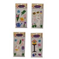 Gel Raamstickers Pasen Assorti - thumbnail