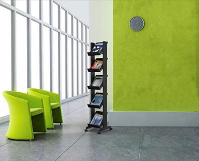 Paperflow Mobiele folderhouder Corner Compact zwart