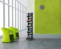 Paperflow Mobiele folderhouder Corner Compact zwart - thumbnail