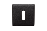 Sleutelrozet zwart vierkant - thumbnail