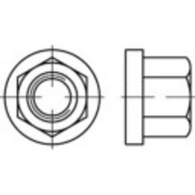 TOOLCRAFT 138182 Zeskantmoeren met flens M27 DIN 6331 Staal Galvanisch verzinkt 1 stuk(s)