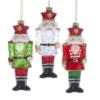 Red/Green Nutcracker Notenkraker 7 cm ASS kerstbal kerst Kurt S. Adler - Kurt s adler - thumbnail