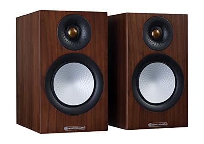 Monitor Audio: Silver 50 7G Boekenplank Speakers - 2 stuks - Natural Walnut