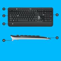Logitech MK540 Advanced desktop set - thumbnail