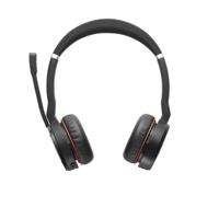 Jabra Evolve 75 SE draadloze stereo headset - Bluetooth headset met noise cancelling microphone en active noise cancellation - MS Teams gecertificeerd, werkt met alle andere platformen - zwart - thumbnail
