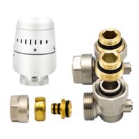 Aansluitset Radiator BWS Talia H-Blok Voor Muuruitgang M30-1/2M-16/2 - thumbnail