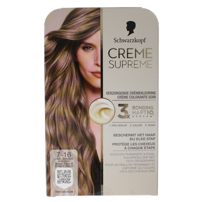 Creme supreme 7-16 D blond 1 Stuks