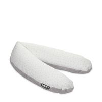 Snoozzz voedingskussen L - Teddy grijs Dots -185 cm - thumbnail