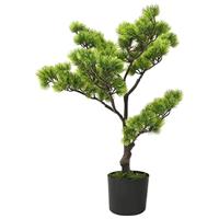 VidaXL Kunstplant met pot pinus bonsai 60 cm groen - thumbnail