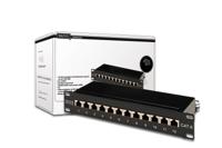 Digitus DN-91612S 12 poorten Netwerkpatchpaneel 254 mm (10) CAT 6 1 HE Meerdere kleuren Ingericht - thumbnail