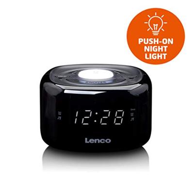 Lenco CR-12 Wekkerradio Zwart Lenco CR-12 Wekkerradio Zwart