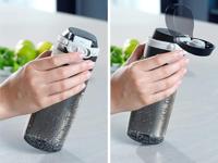 Leifheit 3261 Flip Tritan Drinkfles 550 ml Zwart - thumbnail