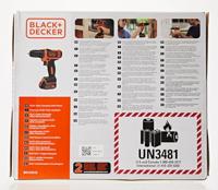BLACK+DECKER BDCDD12 10.8V 1.5Ah Schroefboormachine | 1x 10.8V 1.5Ah accu + 200 mA lader - BDCDD12-QW - thumbnail