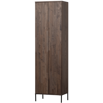 Woood New Gravure hoge kast Espresso