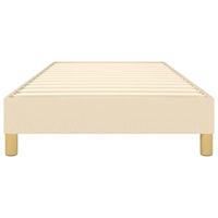 Boxspringframe stof crme 100x200 cm - thumbnail