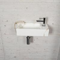 Wiesbaden Fonteinset Carrara Marmerlook Color Chroom - Fonteinset Met Amador Kraan - thumbnail