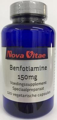 Nova Vitae Benfotiamine (vitamine B1) 150mg 120 Vegetarische capsules