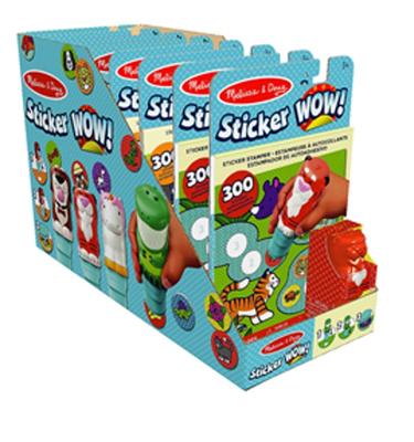 Melissa & Doug stickerstempel + activiteitenblok - vanaf 3 jaar