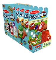 Melissa & Doug stickerstempel + activiteitenblok - vanaf 3 jaar - thumbnail