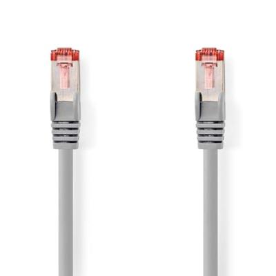 CAT6-kabel | RJ45 Male | RJ45 Male | S/FTP | 15.0 m | Rond | LSZH | Grijs