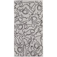 Cawö Cawö Cute Cats 6264 Handdoek 50x100 platin/basalt - thumbnail