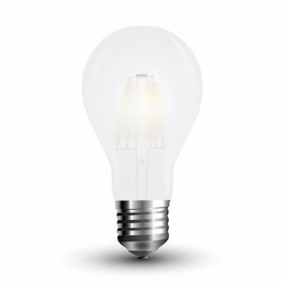 E27 LED Filament Lamp Frost - 4 Watt 400 lumen - 2700K warm wit - Vervangt 40 Watt - E27 fitting - A60 lamp - Grote fitting