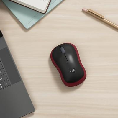 Logitech M185 muis rood - thumbnail