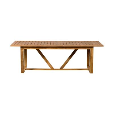 WOOOD Outdoor Eettafel 'Beaver' Teakhout, 240 x 90cm
