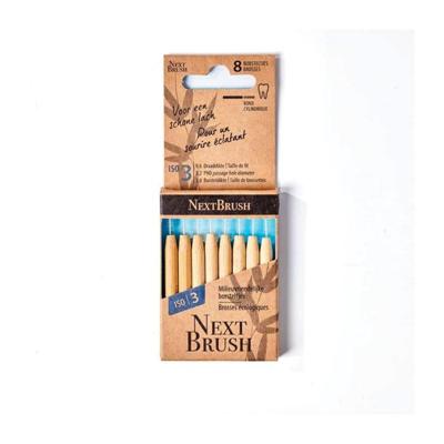 Bamboe interdentale ragers ISO 3 8 Stuks