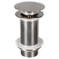 Wastafel Afvoerplug Differnz Pop Up Design 9.8 cm Mat Chroom - thumbnail