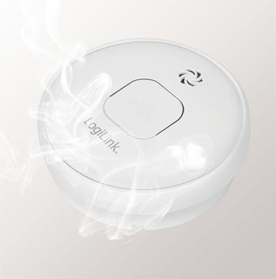 LogiLink SC0016 SC0016 Rookmelder Incl. batterij (10 jaar) werkt op batterijen