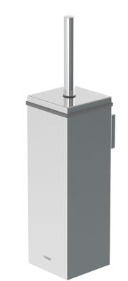 Tiger Toiletborstelhouder Items Vierkant Muur RVS