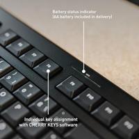CHERRY KW 3000 toetsenbord Universeel RF Draadloos QWERTY US International Zwart - thumbnail