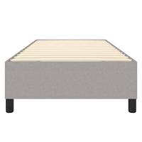 Boxspringframe stof lichtgrijs 80x200 cm - thumbnail
