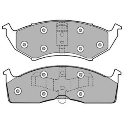 Remblokkenset, schijfrem LP1166 Remblokkenset, schijfrem LP1166