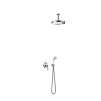 Regendoucheset Tres Clasic Mengkraan Plafondarm Incl. Handdouche Chroom Tres - thumbnail