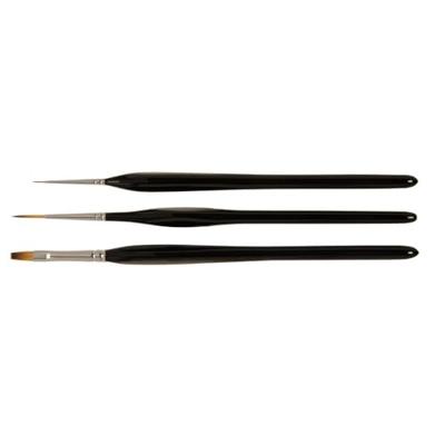 Penselenset zahn modelbouw 3-delig Penselenset zahn modelbouw 3-delig