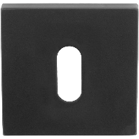 Formani | Sleutelplaatje | LSQBN50 | 50mm | PVD mat zwart - thumbnail