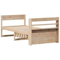 Bedframe zonder matras massief grenenhout 90x200 cm - thumbnail